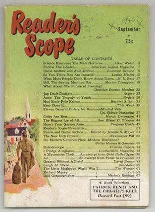 Item #580967 Kaleidoscope [article in] Reader's Scope. September, 1945. Truman CAPOTE