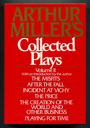 Arthur Miller's Collected Plays: Volume II [only