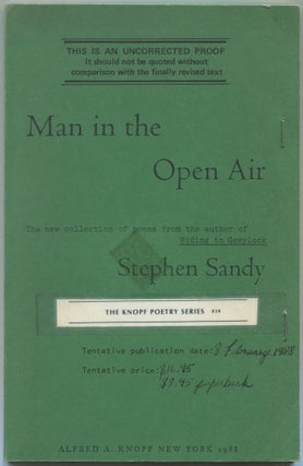 Item #582023 Man in the Open Air. Stephen SANDY
