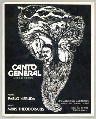 Event Program, Cover Title]: Canto General: "A Song of the People." Friday, July 25, 1986