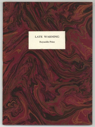 Late Warning. Reynolds PRICE.