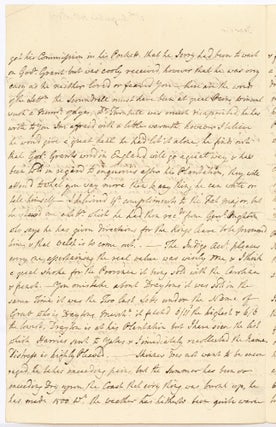 A 1771 Letter to “Yr. Excelly” John Moultrie, Acting Governor of British East Florida