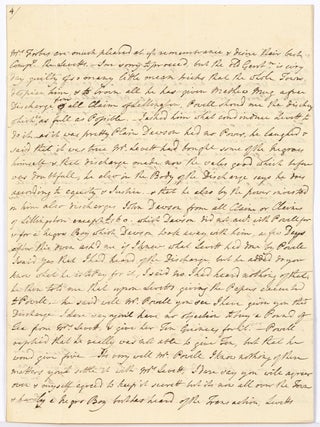 A 1771 Letter to &ldquo;Yr. Excelly&rdquo; John Moultrie, Acting Governor of British East Florida