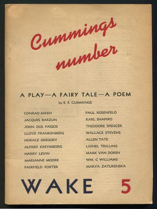 Item #587171 Harvard Wake – 5 (Spring 1946). Robert CREELEY, Race Newton, José Garcia...