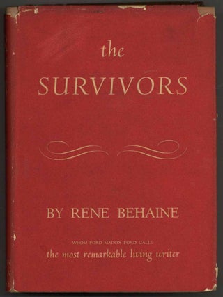 Item #587187 The Survivors. René. Ford Madox Ford BÉHAINE, preface by
