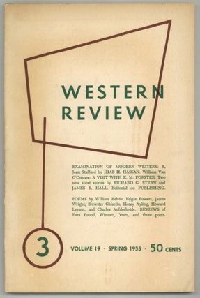 Item #587610 The Western Review: A Literary Quarterly Published at the State University of Iowa...
