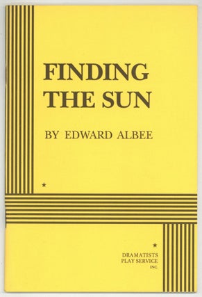 Item #587650 Finding the Sun. Edward ALBEE