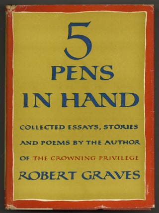 Item #588163 5 Pens in Hand. Robert GRAVES