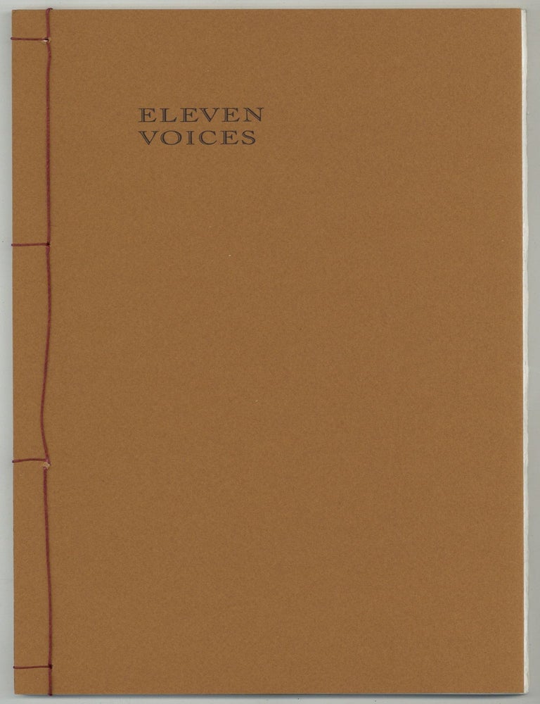 Item #588195 Eleven Voices. Theophile HOMARD, Timothy Hawley.