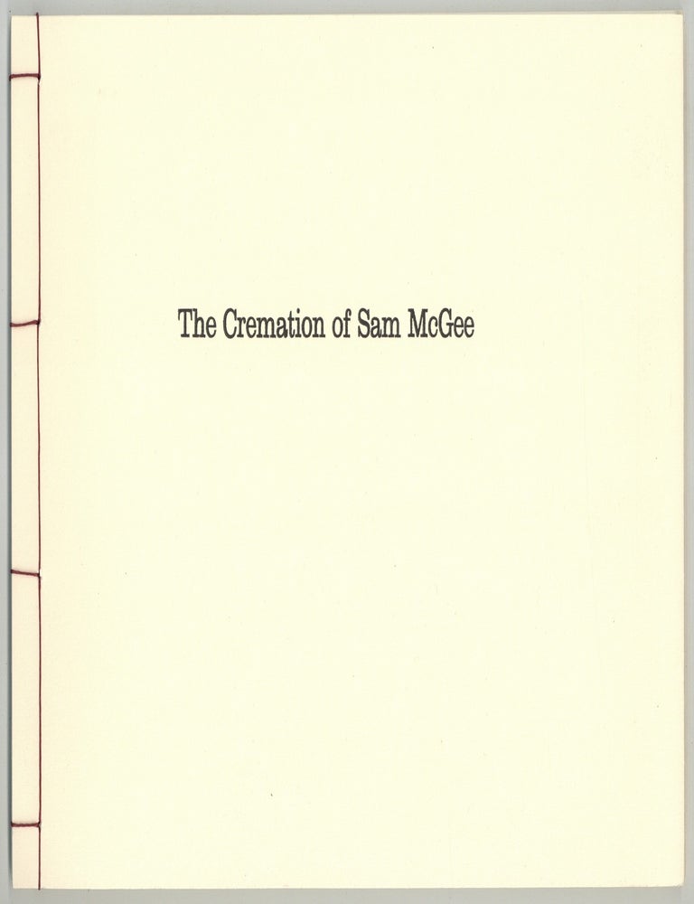 The Cremation of Sam McGee. Robert W. SERVICE.