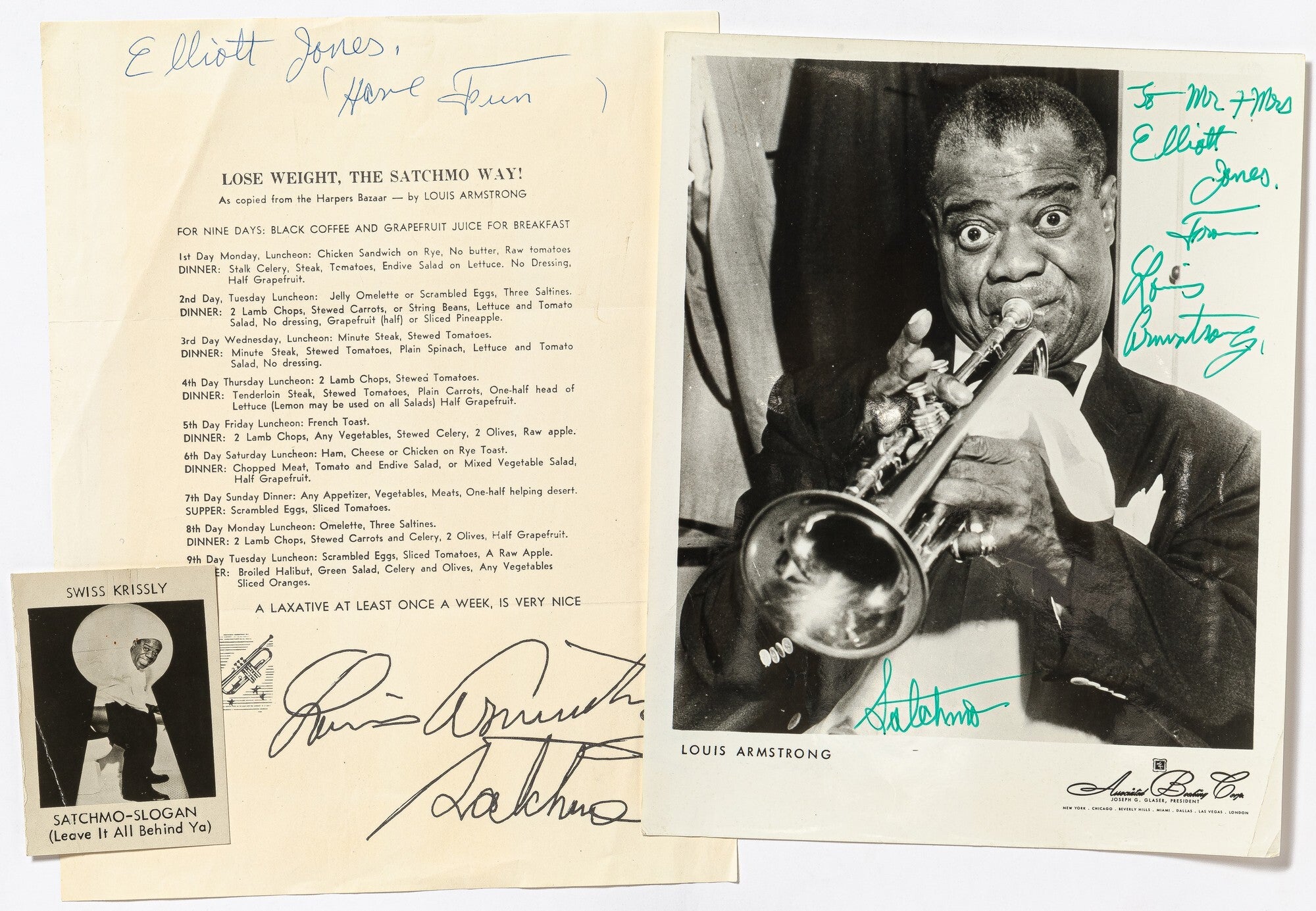 Small Archive of Louise Armstrong Correspondence to a Fellow Musician ...