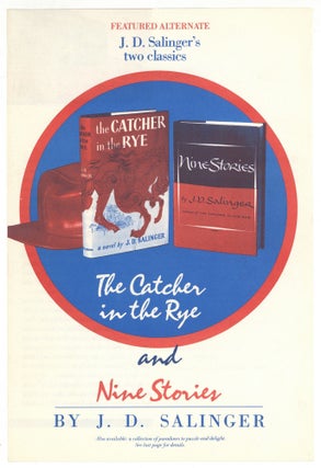 Item #589631 Featured Alternate: J.D. Salinger's two classics The Catcher in the Rye and Nine...