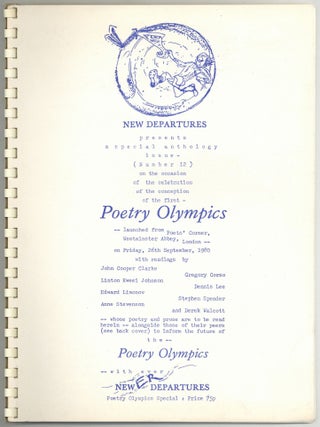 Item #589757 New Departures 12 – Special Poetry Olympics Anthology. Seamus HEANEY, Gregory...