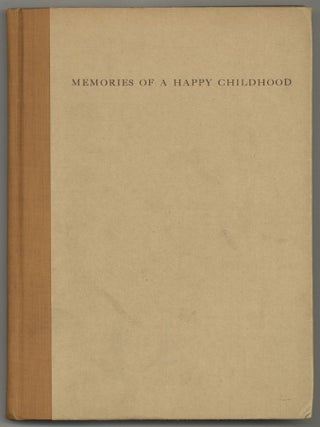 Memories of a Happy Childhood. Fanny F. BARTOW.