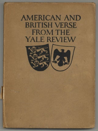 Item #589981 American & British Verse from The Yale Review. Robert FROST, Siegfried Sassoon,...