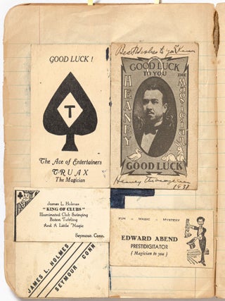 Small Archive of Business Cards from NY-NJ Magicians and Ventriloquists of the 1930-1940s
