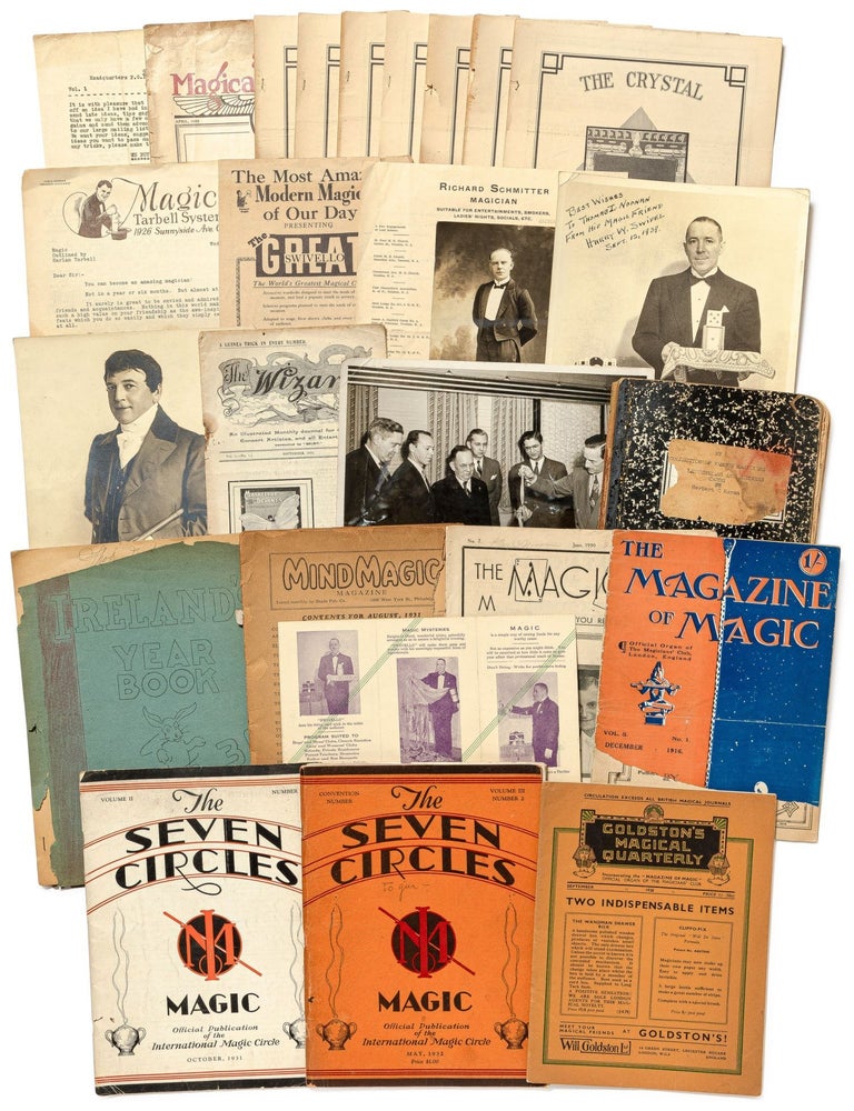 Small Archive of Business Cards from NY-NJ Magicians and Ventriloquists of the 1930-1940s. Herbert C. KORAN.