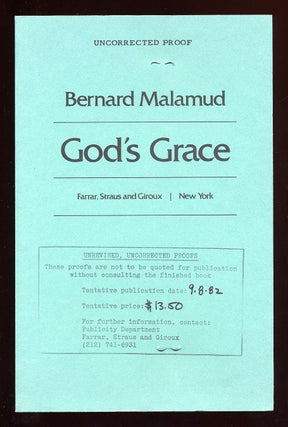 Item #59135 God's Grace. Bernard MALAMUD
