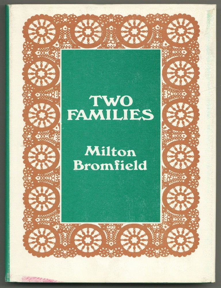 Item #591405 Two Families. Milton BROMFIELD.