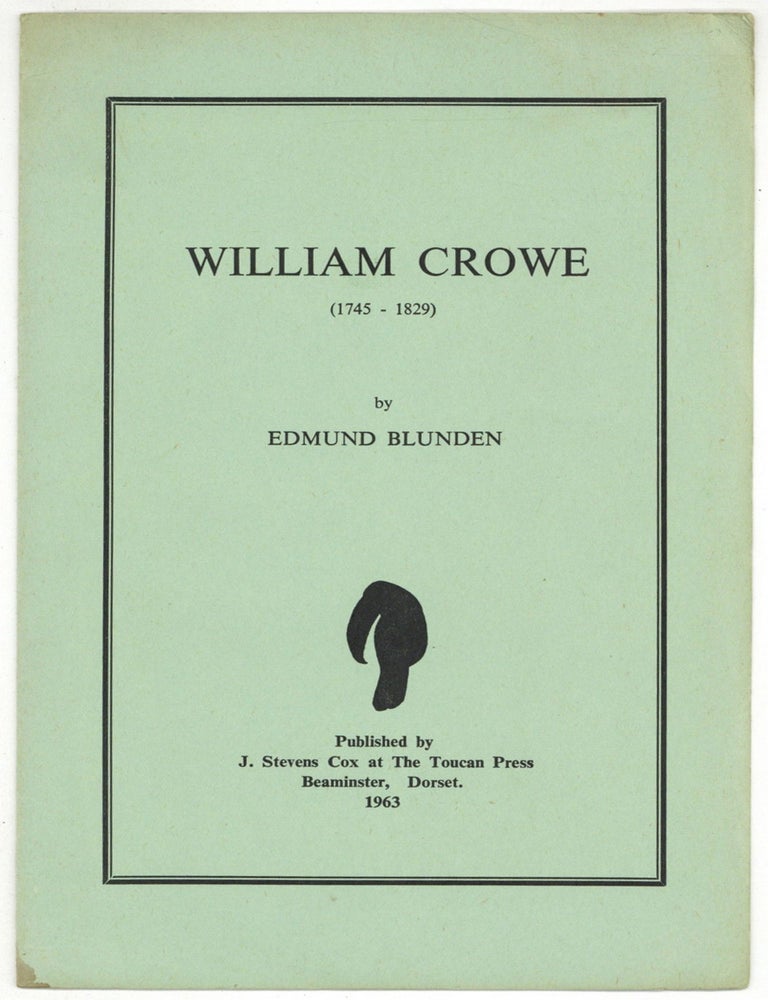 William Crowe 1745 - 1829 | Edmund BLUNDEN