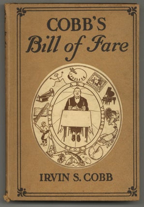 Item #592043 Cobb's Bill-of-Fare. Irvin S. COBB