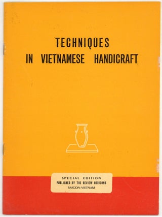 Item #592646 Techniques in Vietnamese Handicraft