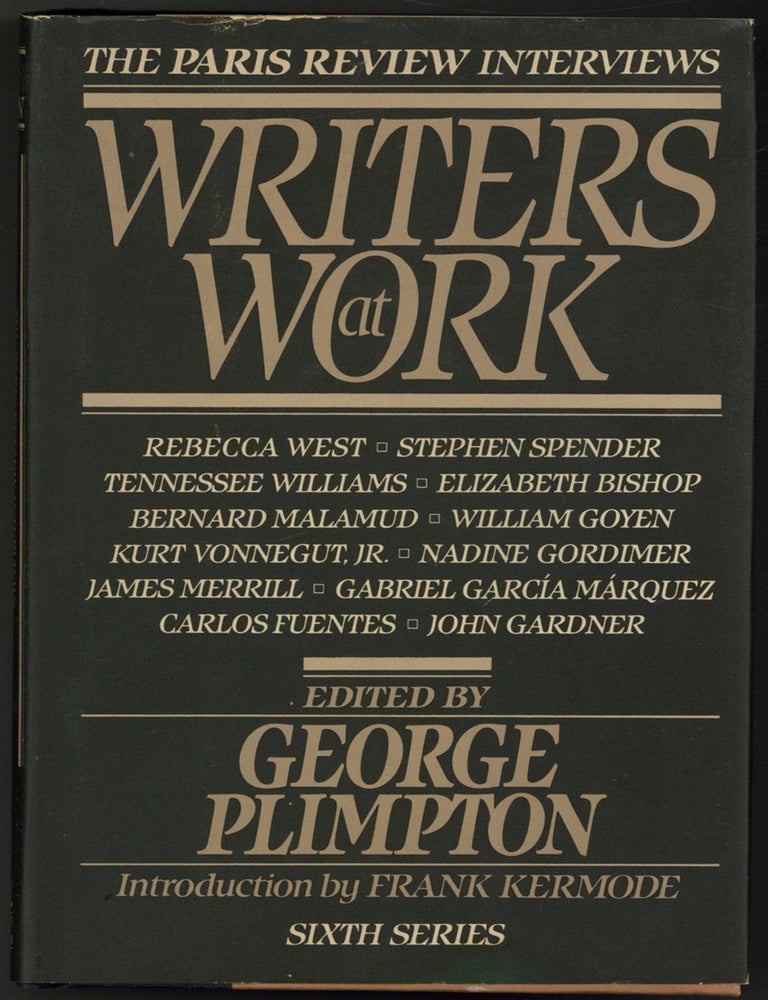 Item #592940 Writers at Work: The Paris Review Interviews, Sixth Series. George PLIMPTON.