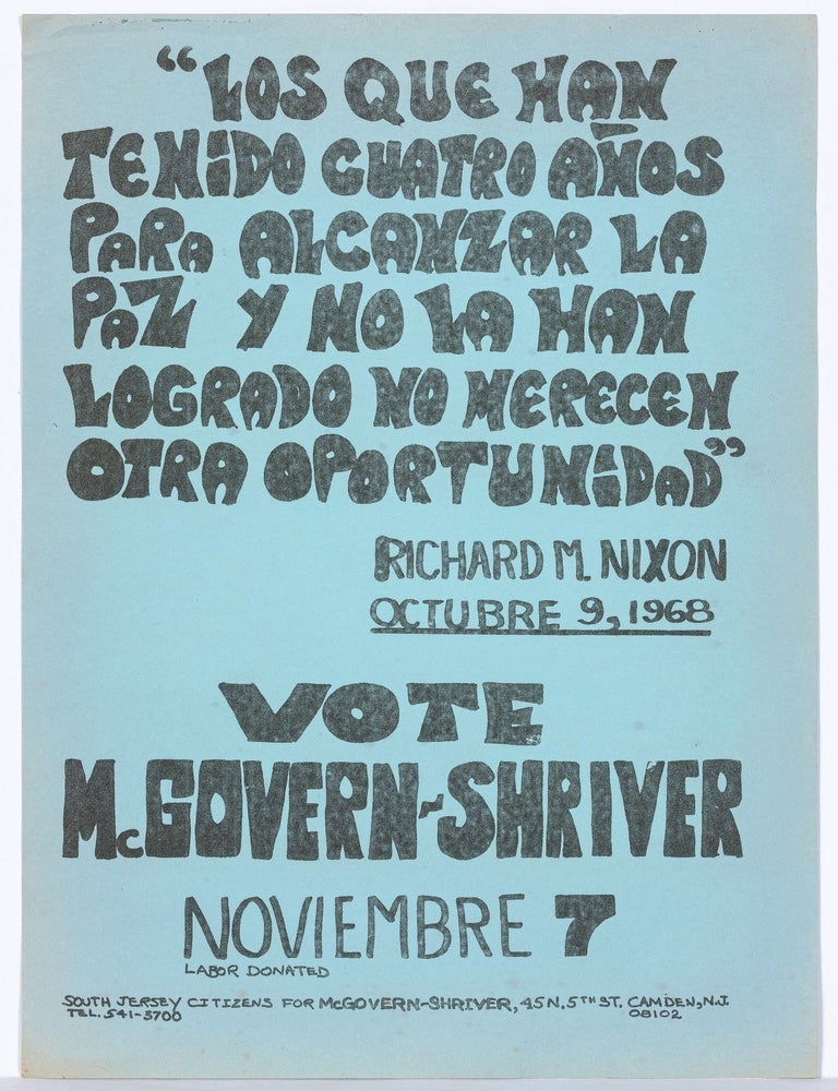 Broadside, Caption Title : Los que han tenido cuatro años para alcanzar ...