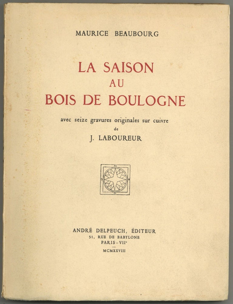 La Saison Au Bois De Boulogne. Maurice BEAUBOURG.