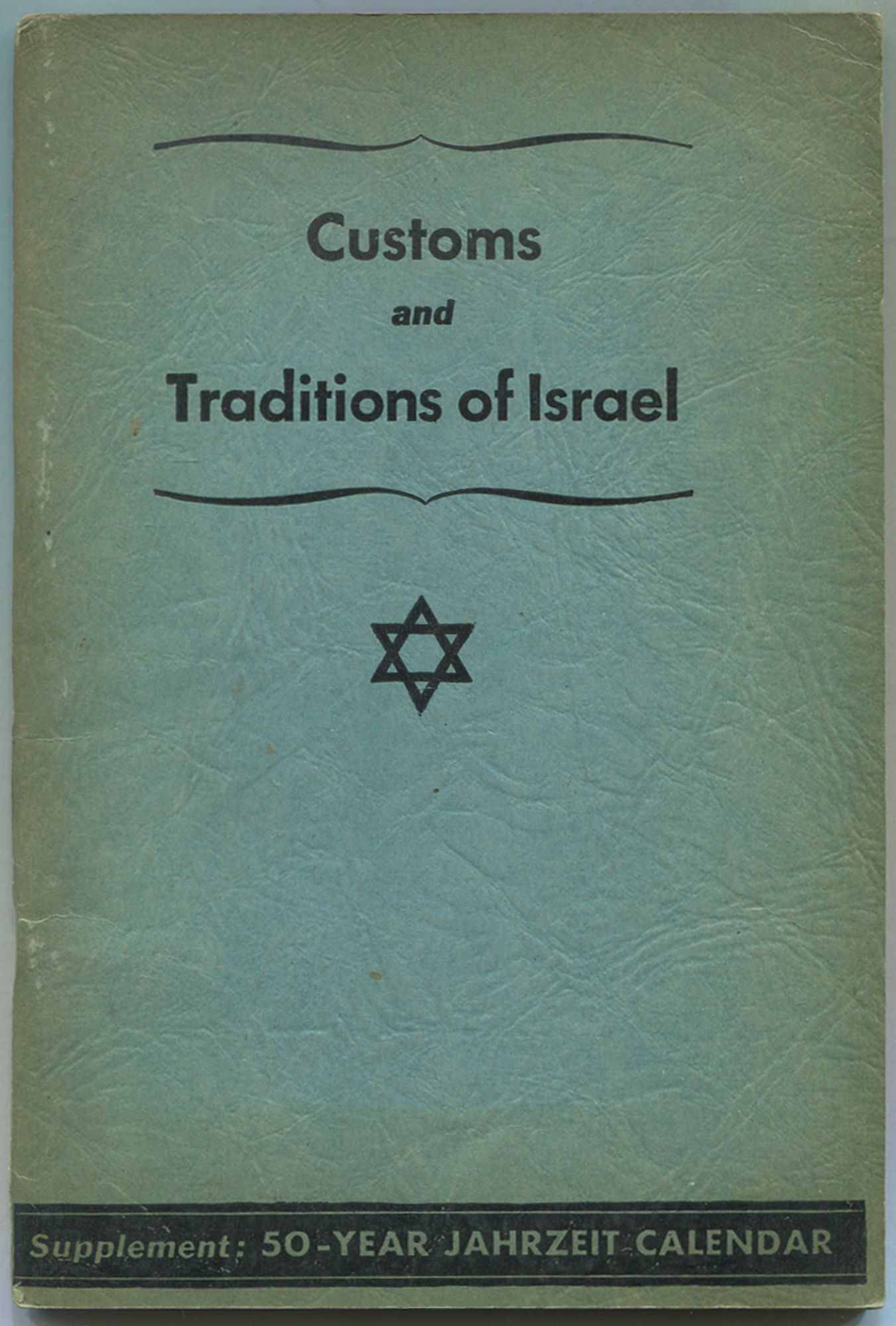 Customs and Traditions of Israel | Joseph JACOBS