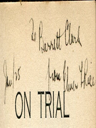 On Trial: A Dramatic Composition in Four Acts