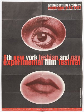 Item #598205 [Poster]: 5th New York Lesbian and Gay Experimental Film Festival. Anthology Film...