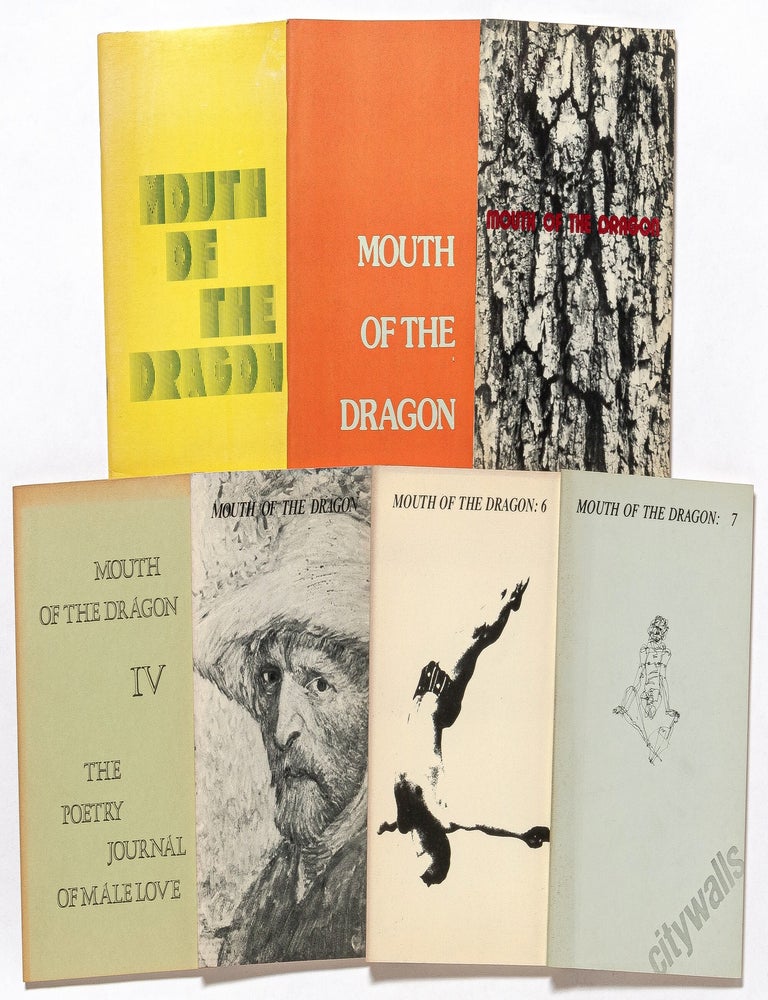 Item #598364 [First seven issues of] Mouth of the Dragon: A Poetry Journal of Male Love. Andrew BIFROST.