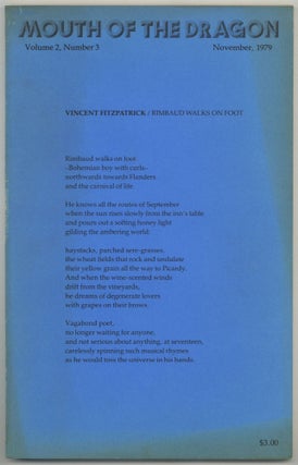 Item #598379 Mouth of the Dragon: A Poetry Journal of Male Love – Volume 2, Number 3, November,...