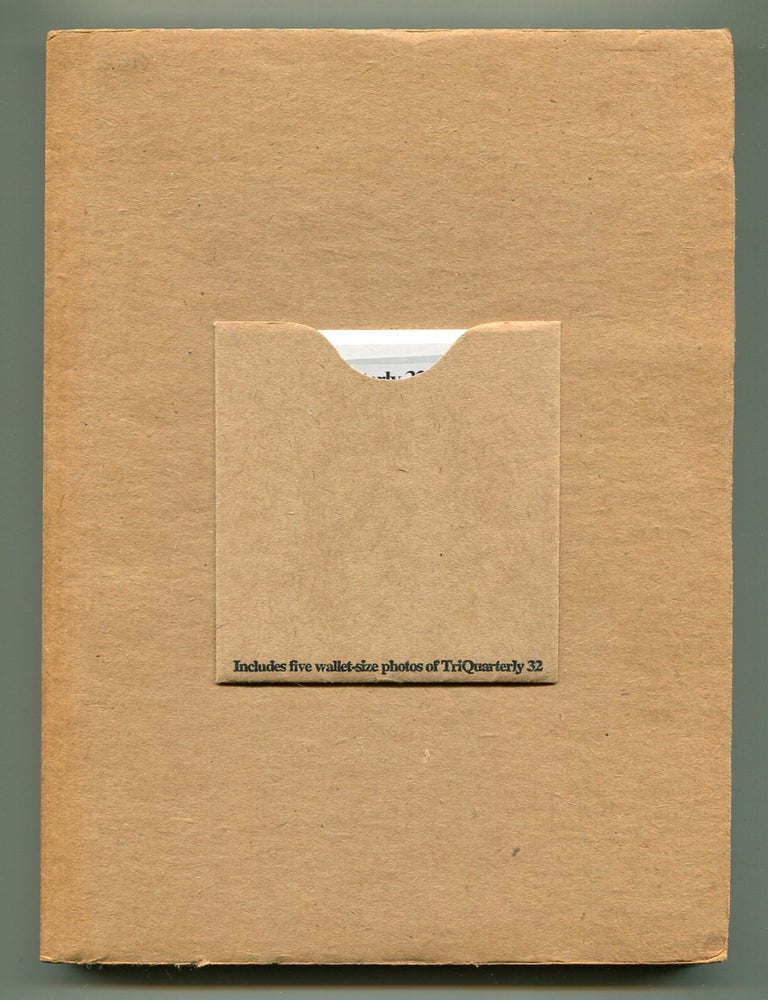 Item #598400 TriQuarterly 32: Anti-Object Art, Winter 1975. Charles NEWMAN.