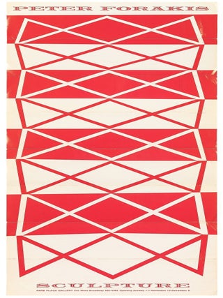 Item #598509 [Exhibition broadside]: Peter Forakis Sculpture. Park Place Gallery. November...