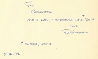 Feldman Fieldmouse: A Fable