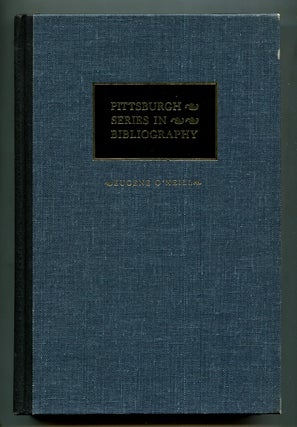 Item #599171 Eugene O'Neill: A Descriptive Bibliography. Jennifer McCabe ATKINSON