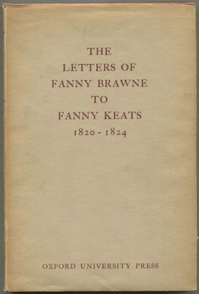 Item #599184 Letters of Fanny Brawne to Fanny Keats 1820-1824. Fanny BRAWNE