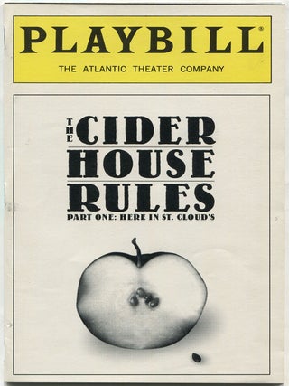 Item #599350 Playbill: June 1999, Volume 99, Number 6: The Cider House Rules. John IRVING