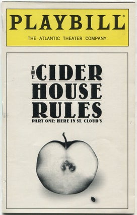 Item #599350 Playbill: June 1999, Volume 99, Number 6: The Cider House Rules. John IRVING