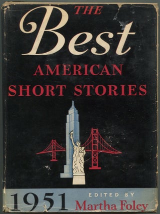 Item #599562 The Best American Short Stories 1951. Bernard MALAMUD, Jr., Ray B. West, Jean...
