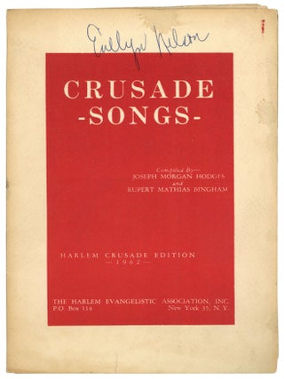 Item #599751 Crusade Songs. Harlem Crusade Edition 1962. Joseph Morgan HODGES, Rupert Mathias...