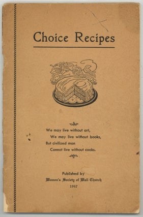 Item #599940 Choice Recipes