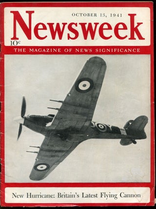 Item #599987 Newsweek Magazine &ndash; Vol. XVIII, No. 15. October 13, 1941