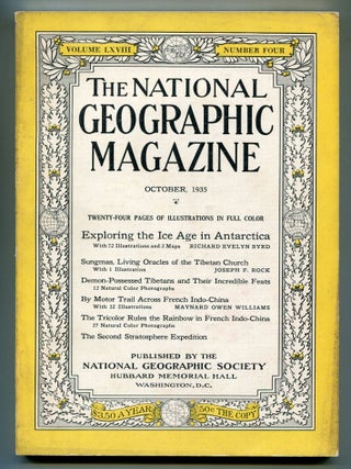 Item #599995 The National Geographic Magazine &ndash; Vol. LXVIII, No. 4, October 1935. Gilbert...