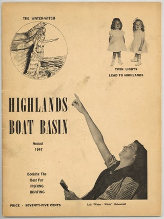Item #600008 Highlands Boat Basin Dedication Programme and Journal &ndash; August 1947. Frank MEERES
