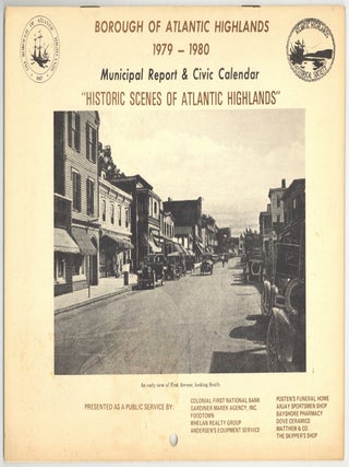 Item #600116 [Calendar, cover title]: Borough of Atlantic Highlands 1979 &ndash; 1980 Municipal...