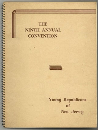 Item #600118 The Ninth Annual Convention Young Republicans of New Jersey