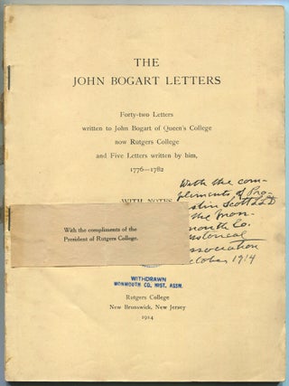 The John Bogart Letters
